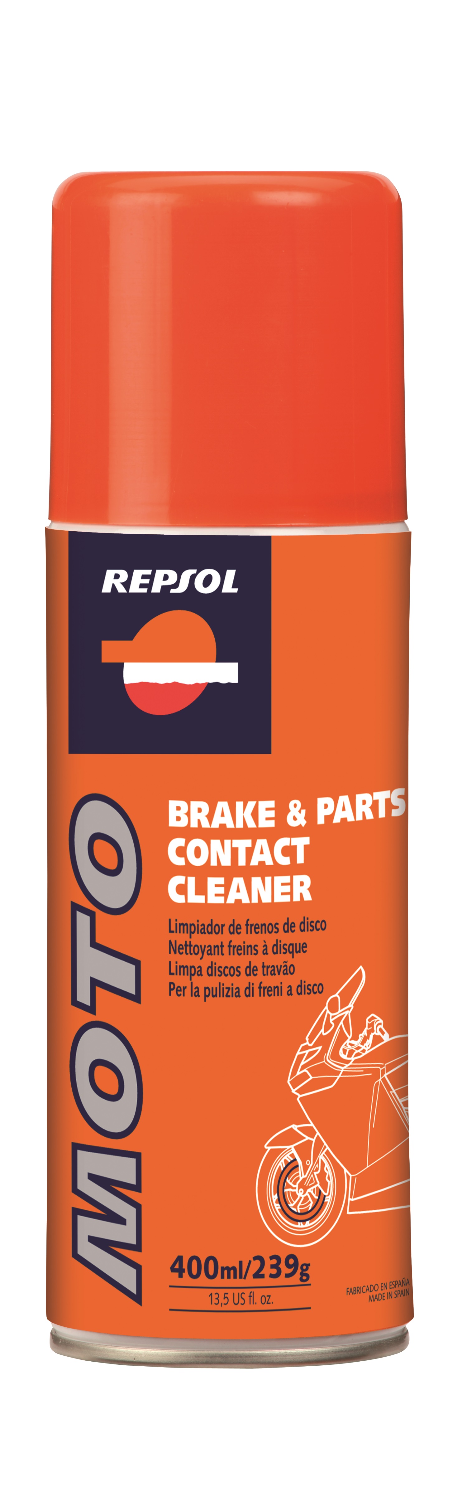 Spray curatare frane Brake Parts Cleaner 0,4L, Repsol