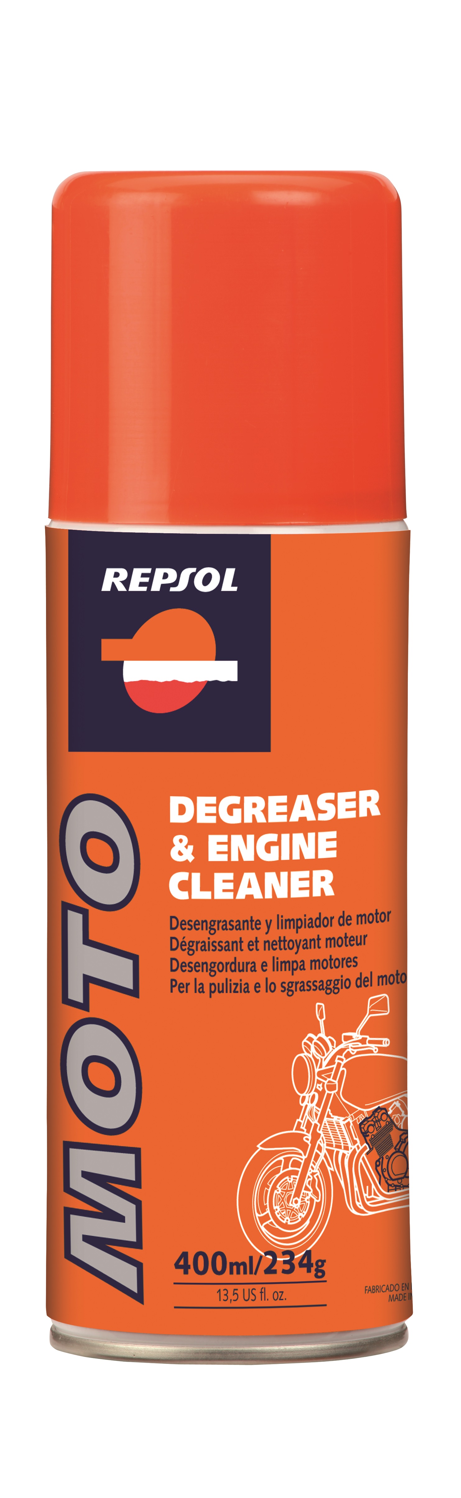 Spray polish moto Cleaner Polish 0,4L, Repsol